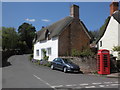 Red telephone box, Halse in Halse