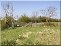 Footbridge on footpath to Tysoe Vale Farm in CV35 0BZ