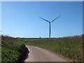 Wind turbine in Fullabrook Wind Farm in EX31 4EF