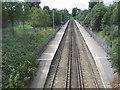 Overpool railway station, Cheshire in CH66 3LN