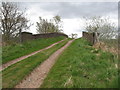 Farm access bridge over the railway near Ledsham in CH66 4BX