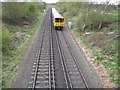 Railway line between Capenhurst and Hooton Stations in CH66 4BX