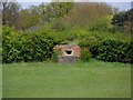 WW2 pillbox in field adjacent to Vineyards Road in EN6 4BD