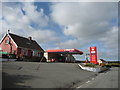 Filling station and shop beside the B4329 in SA41 3TA