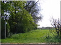 Footpath off the B1117 Laxfield Road in IP21 5JT