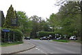 Road junction in High Kelling in High Kelling