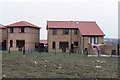 Newly-built houses, Lowndes Grove, Shenley Church End, 1989 in MK8 0EU