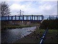 Footbridge over canal, Rimrose Valley Country Park in L21 9NL