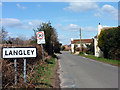 Entering Langley from the south in SO45 1XJ