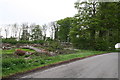 Forestry work by the turn-off to Belleau in Belleau