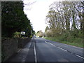A386 heading north through Mary Tavy in PL19 9QA