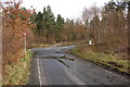 Road junction on B6310 across from Make Me Rich Plantation in NE39 1HH