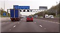 M25 southbound half mile to junction 29 in RM14 1TE