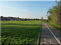 Playing fields and a shared-use path in Etchinghill in WS15 2XZ