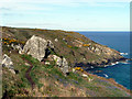 Coastal footpath, Trowan Cliff in TR26 3AE