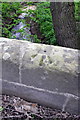 Benchmark on bridge parapet, Boroughbridge Road in North Otterington