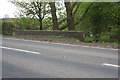 A167 bridge over beck feeding River Wiske in North Otterington