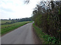 Lane from  Clouds Hill Farm and Little Offley towards Great Offley in SG5 3DE