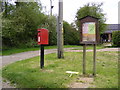 Becks Green Village Notice Board & Becks Green Postbox in NR34 8NB