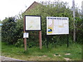 Hevingham Village Notice Board & Map in NR10 5RP