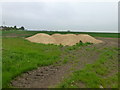 Pile of lime north of Warboys in PE28 2TL