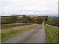 Macmillan Way north across the Chater valley in Leighfield