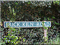 Brick Kiln Road sign in Hevingham