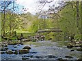 Footbridge over the Afon Taf Fechan in CF48 2TU