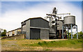 Farm buildings and grain store in Little Gidding