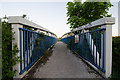 Footbridge across the Blind Yeo in BS21 6TQ