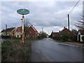 View down Tabernacle Lane, Forncett End in Tacolneston