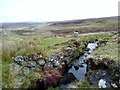 Destroyed bridge on track of old mineral railway in IV51 9JW