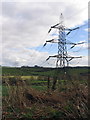 Power pylons near Wooth in DT6 5LE