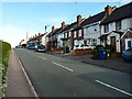 Terraced cottages along Rawnsley Road in WS12 0PP