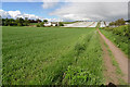 Newly sown field, north-east of Muirhall Farm in PH2 7PF