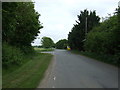 Minor road heading east  in Great Steeping