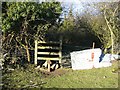 Stile and Footpath towards Creigiog-Ucha in CH7 4QW