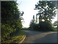 Junction of two lanes in Shalford Green in CM7 5AZ