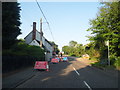 Road works on The Street, Rayne in CM77 6WF