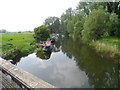 Narrow boats on the River Wissey in PE38 0JR
