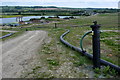 Landfill gas pipes on the Brogborough landfill site in MK43 0BH
