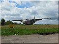 An old plane at Long Marston Airfield in CV37 5AE