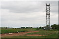 Tower by the runway in Cranwell, Brauncewell and Byard's Leap