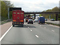 Southbound M6, Hassall Road Bridge in CW11 4SB