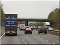 Northbound M6, Newcastle Road Bridge in CW11 2TQ