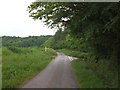 Approaching Horsehill Cross from the south in EX17 4TX