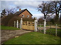 Ryhall Heath Farm entrance gates in PE9 4EF