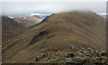 Ridge descending to Bealach na Craoibhe in IV40 8HU