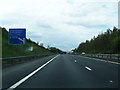 M74 northbound nears Junction 10 in ML11 9PT