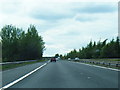 M74 northbound near Nether Birkwood in ML11 9QG